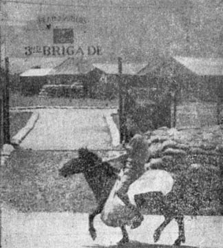 SP4 James H. Nail Jr. on horse