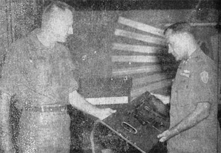 Maj. Gen. Fred Weyand, Lt. Gen. Joseph Moore