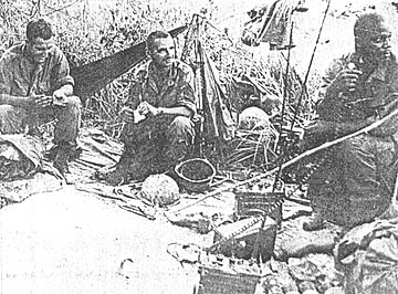 Cpt. George Shoemaker and two men