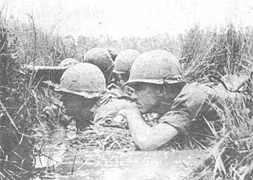 2/14th soldiers wait out airstrike