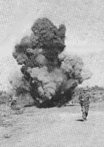 Detonating anti-tank mine