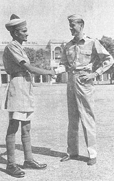 In India, becomes Lt. Col.