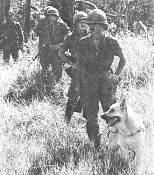 SP4 Edward Bowers and dog Brut