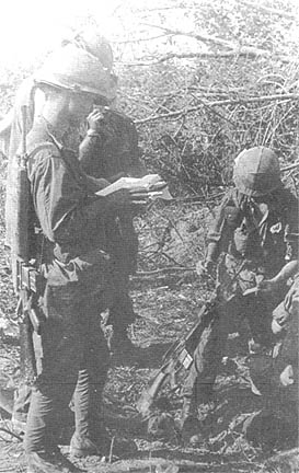 Checking enemy diary