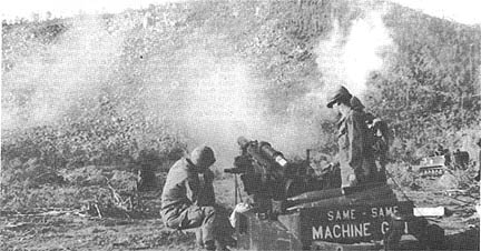Firing on Nui Ba Den