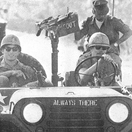 Leading the convoy