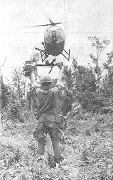 Light Observation Helicopter landing