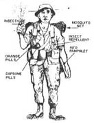 Mosquito victim