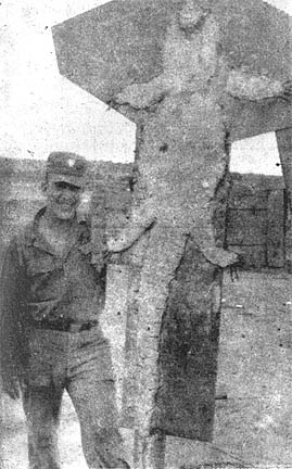 Sgt. Alfredo Barrero and Iguana