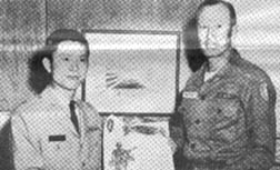 Maj. Chung-Ping Wu, Maj. Gen Fred C. Weyand