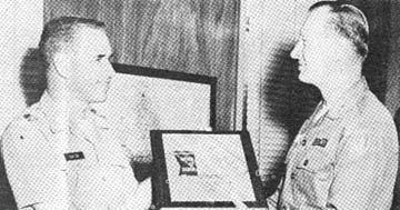 Maj. George L. Ealer, Maj. Gen. Fred C. Weyand