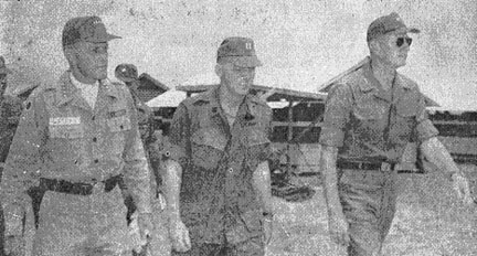 Gen. Waters, Cpt. Malcolm Howard, MG Fred Weyand