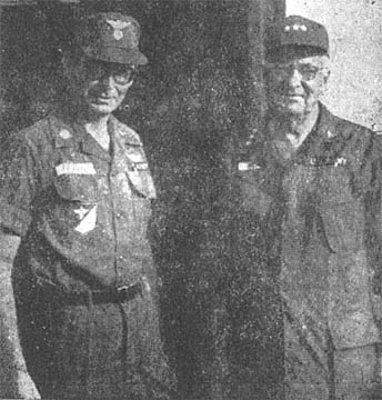 Lt. Col. Neil Baker, LG Leonard Heaton