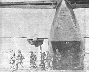 C-123 brings more troops