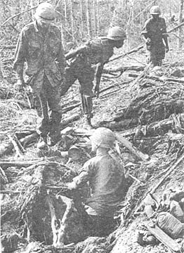 Searching bunker