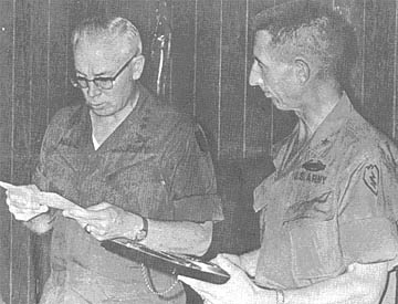 Brig. Gen. William Gleason, Lt. Gen. Frank Mildren
