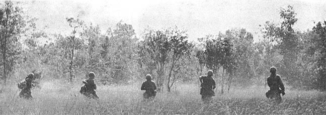 Heading for cover