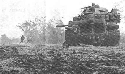 2/34 tank covers 1/5th infantry