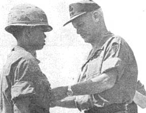 Kit Carson Scout Le Van Be receives Bronze Star