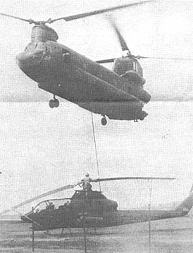 Chinook totes downed Cobra