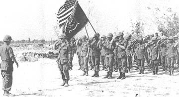 Award Ceremony, Charlie Company, 4th/9th Manchu