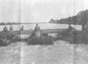 Bravo, 4/9th Manchus, move raft