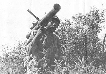 SP4 Percy Miller and 90mm recoilless rifle
