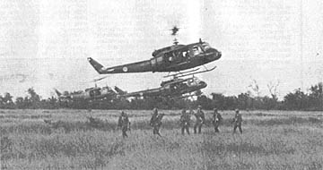 ARVN troops land