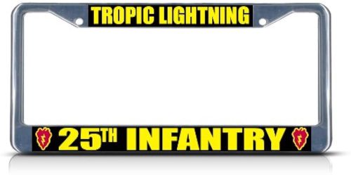 Tropic Lightning license plate frame